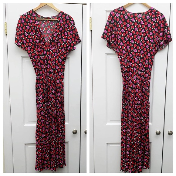 Zara Floral Maxi Dress - Picture 6 of 10